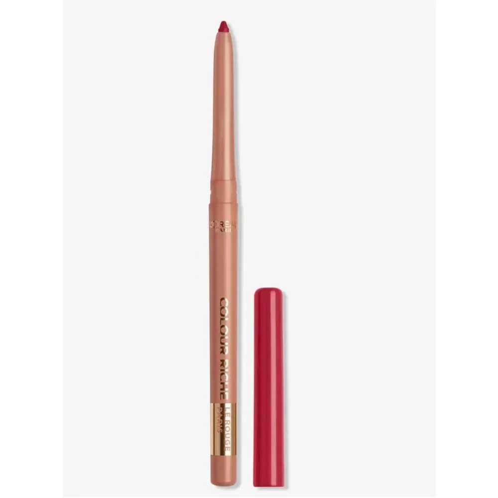 🌻 L’Oréal 300 Le Rouge Paris Red Lipstick and Liner New FullSz